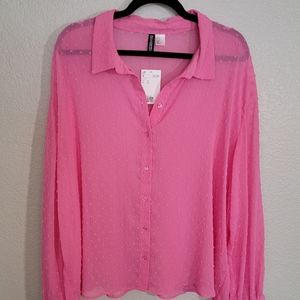 Pink Blouse H & M (NWT)